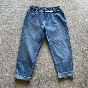 ASOS Curve High Rise Slouchy Mom Jeans